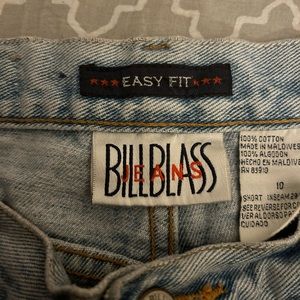 baggy light blue jeans